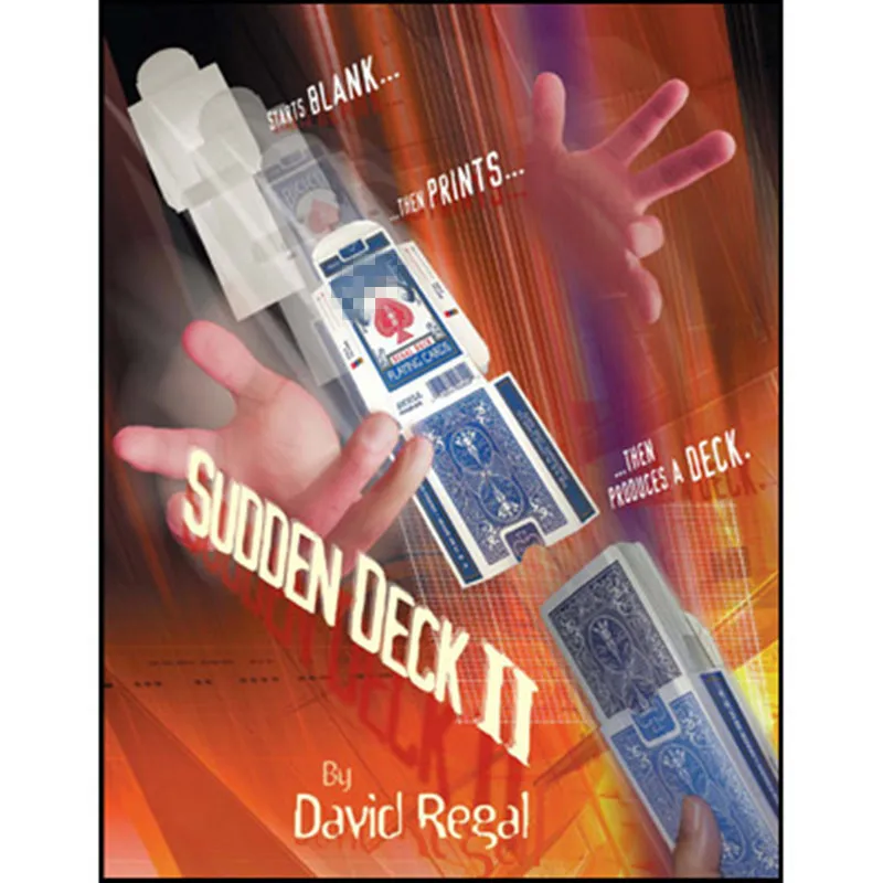 Внезапная колода II от Дэвида Регал карточка волшебные фокусы удовольствие сцена