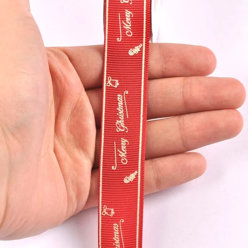 2020 рождественские ленты Корсажная атласная в мелкую клетку поделки виде лося для