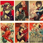 Плакат в стиле ретро, аниме любимый в Фране, плакаты, Картина на холсте, Настенный декор, Настенная картина для гостиной, Декор для дома