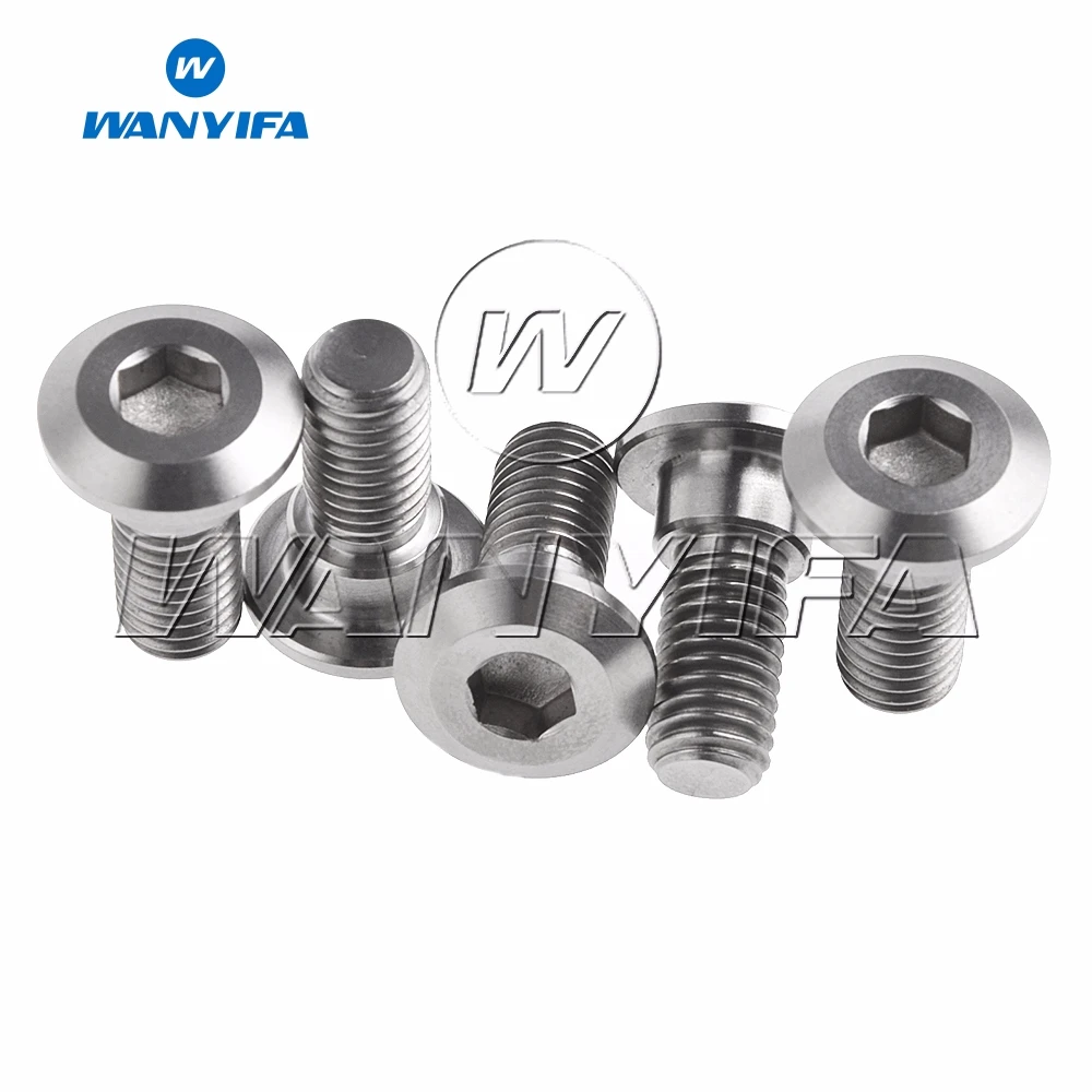 5 шт./лот мотоциклетные болты титановые задние тормозные винты для