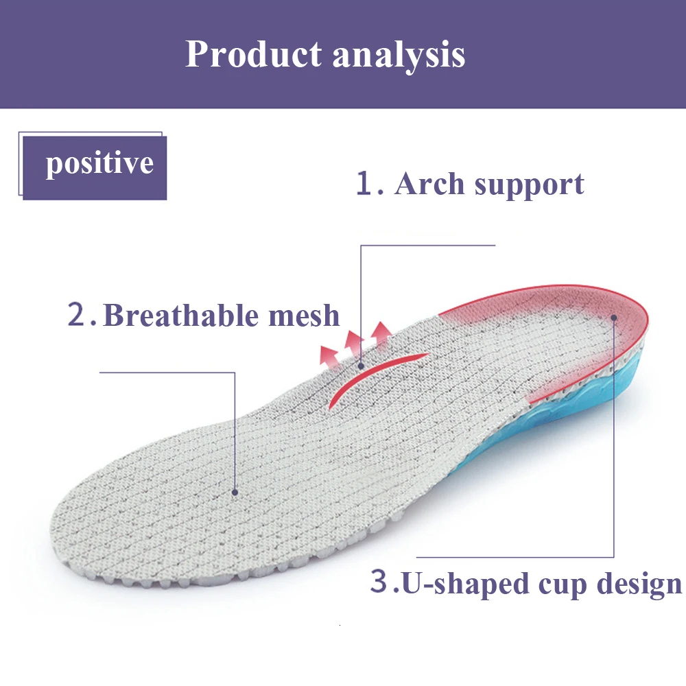 EVA shoes pad comfortable Super elastic insoles women and men massage sole orthopedic insoles orthopedic Breathable insole