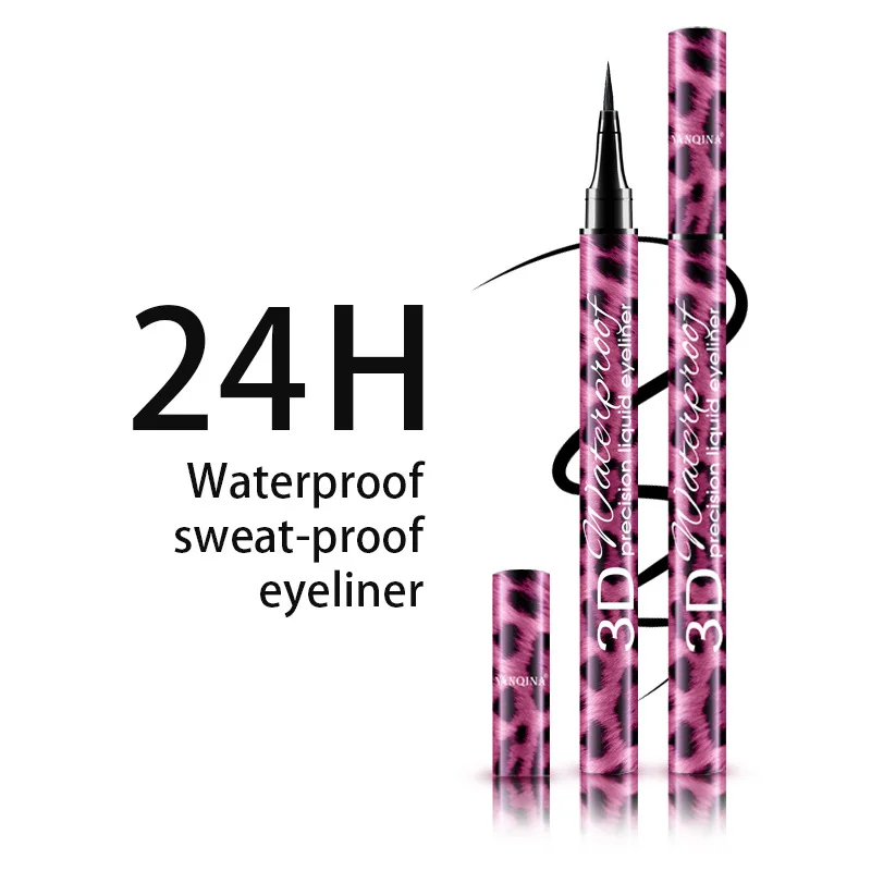 

Cross border makeup, Yan Qi Na leopard Eyeliner Pen, waterproof, anti sweat, no dizzy eye liner