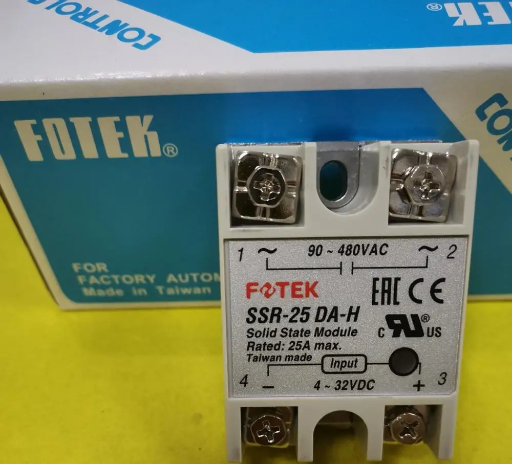 SSR-25DA-H новый оригинальный тайваньский модуль FOTEK SCR экономичное твердотельное реле