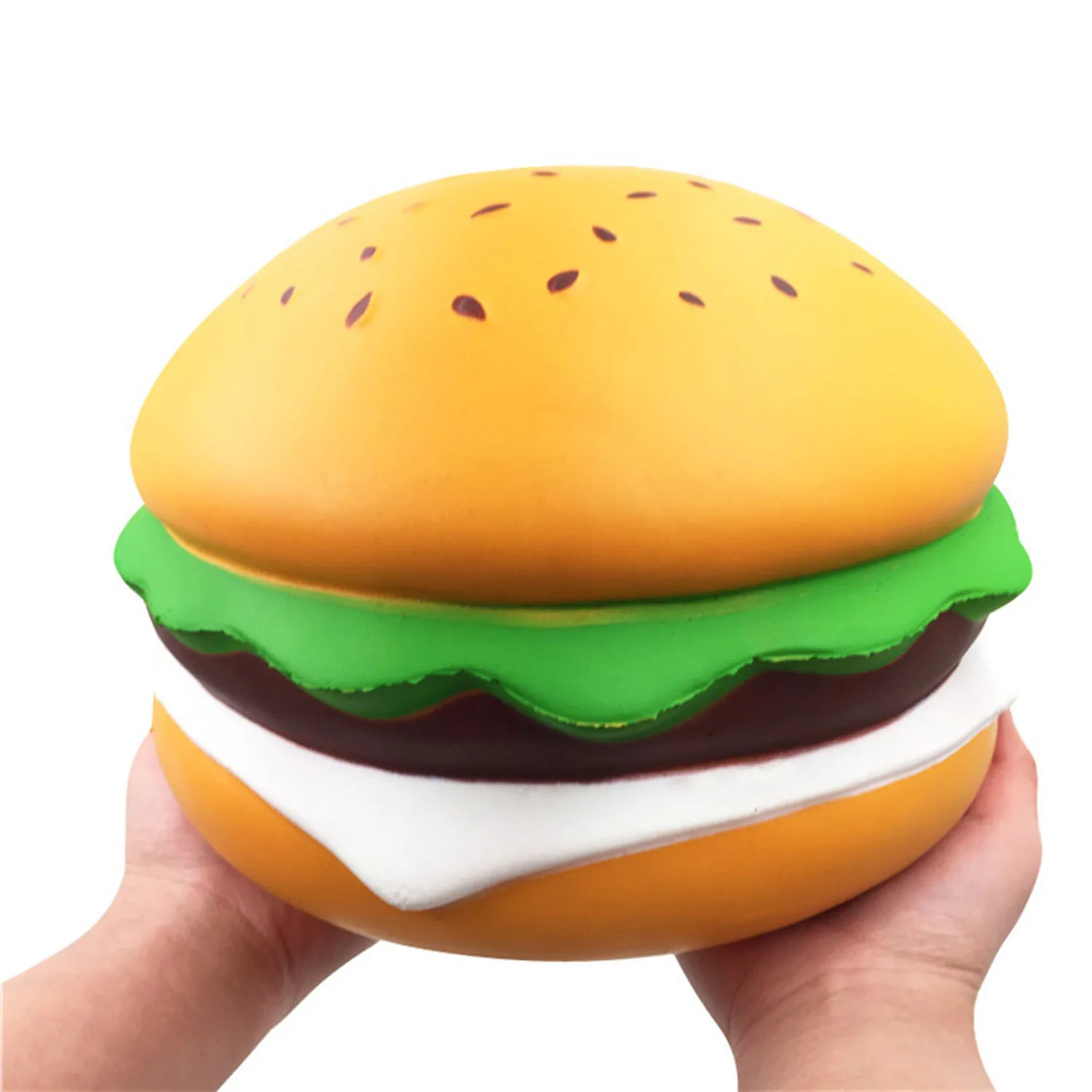Большая сжимаемая игрушка Besegad медленно поднимающаяся для сжигания гамбургера