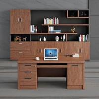 louis fashion new chinese simple office furniture finance desk boss desk office single desk top computer table