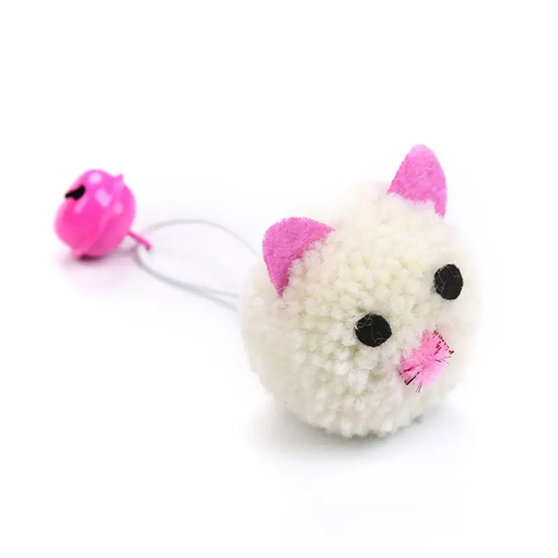 

4Pcs Interactive Bite Play Toys Chasing Bell Ball Mouse Long Tail Teaser Toy