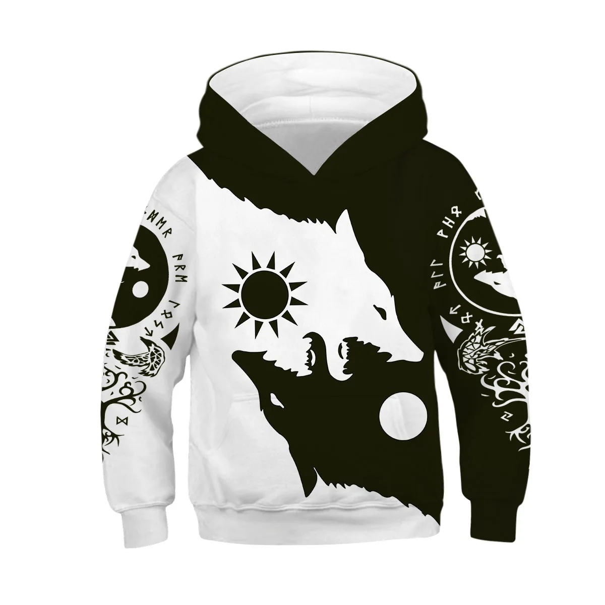 Autumn Winter Children's Hoodies Coat 3D Printed Kids Sweatshirts Child Teen Sport Tops Sportwear 5-14y Boy Girls Hooded Sweats