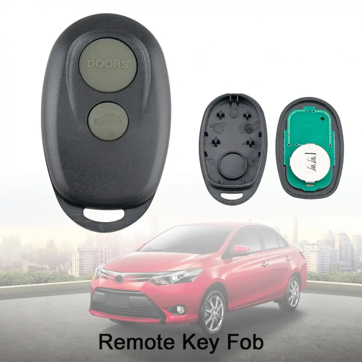 2 кнопки Замена дистанционного ключа автомобиля подходит для Toyota Camry / Conquest Avalon |