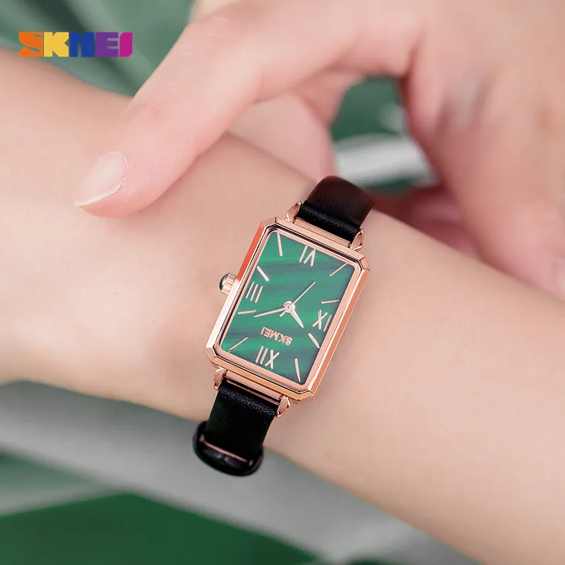 SKMEI Simple Women Watches Creative Romantic Square Female Wristwatch Top Brand Ladies Quartz Watch Relogio Feminino Clock 1706