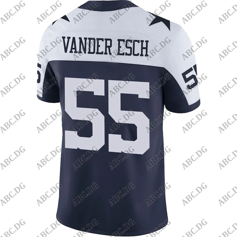 

Customized Stitch American Football Jersey Men Women Kid Youth Dallas Leighton Vander Esch Navy Alternate Vapor Limited Jersey