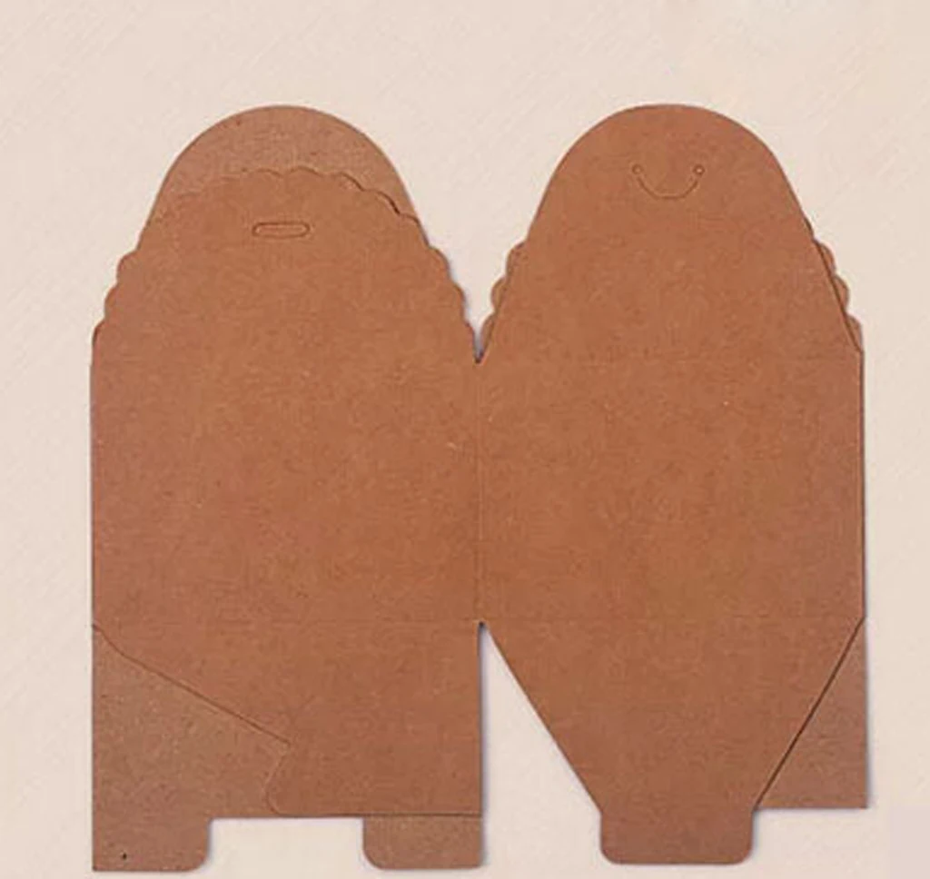 12 шт./лот коробки из крафт бумаги для домашней свадебвечерние НКИ подарка