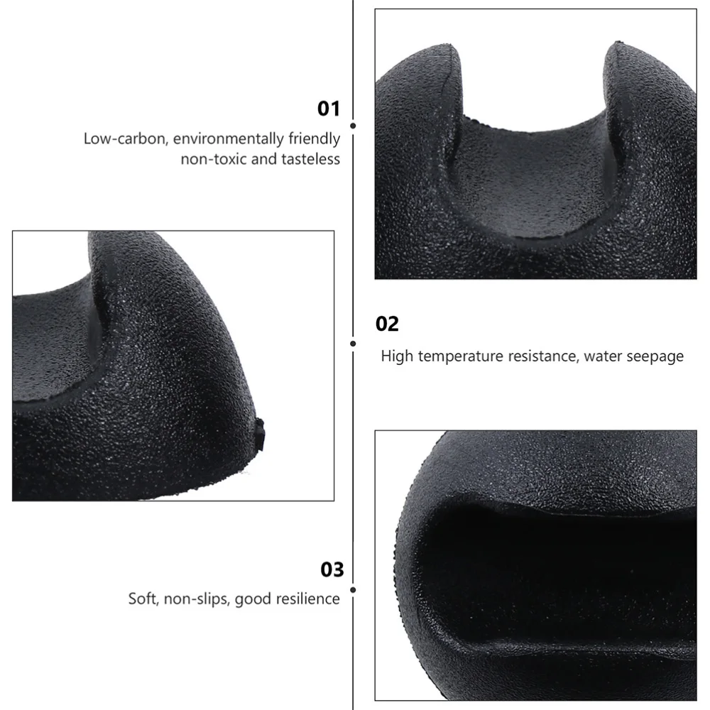 

10pcs Non-slip Silicone Furniture Foot Mats Table Foot Mats Chair Foot Protector