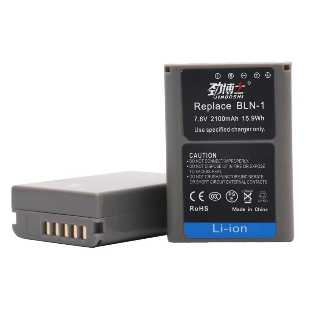 2 шт. BLN-1 PS BLN1 млрд 1 Батарея+ ЖК-дисплей USB одно зарядное устройство для цифровой камеры Olympus OM-D E-M1 E-M5 Mark II PEN-F E-P5 EM1 EM5 PENF EP5