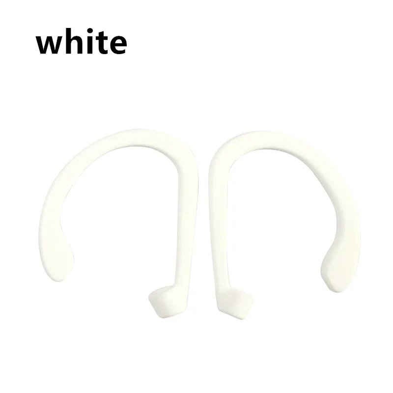 white Защитный держатель безопасности для наушников, крючки для Apple Airpods 2, беспроводной держатель для наушников, держатель для наушников, спортивный, анти-потеря, ушной крючок - Цвет: white