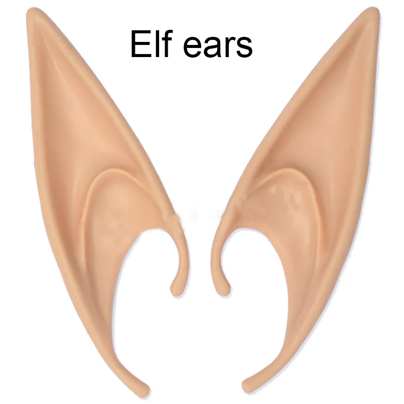 

Yuuki Asuna Cosplay Wig Sword Art Online Asuna Elf Ears and Aqua Straight Hair Titania Costume Accessories Free Wig Cap