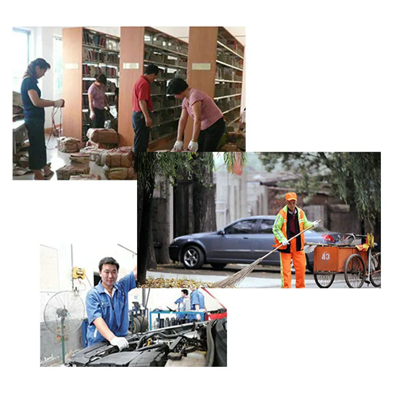 Высококачественные износостойкие рабочие перчатки из толстого хлопка с защитой