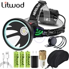 Xhp90.2 4 ядра датчик головная лампа Налобная фара 32 Вт 4291lm светодиодные лампы 3*18650 аккумулятор 7800 мАч 3 режима XHP70 XHP50