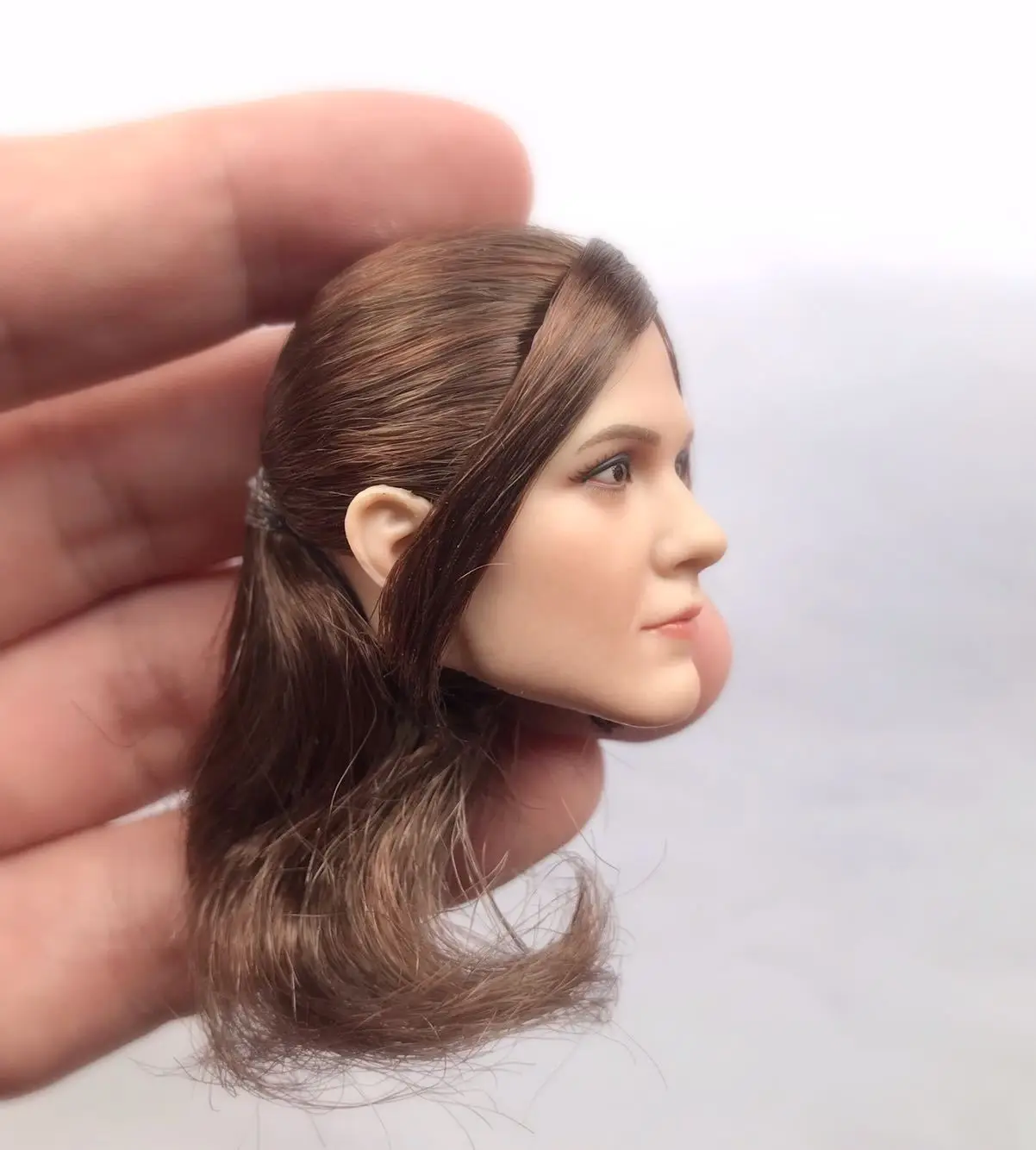 1/6 г. Эмма Ватсон головная лепка конский хвост Гермиона Поттера для 12 &quotфицен |