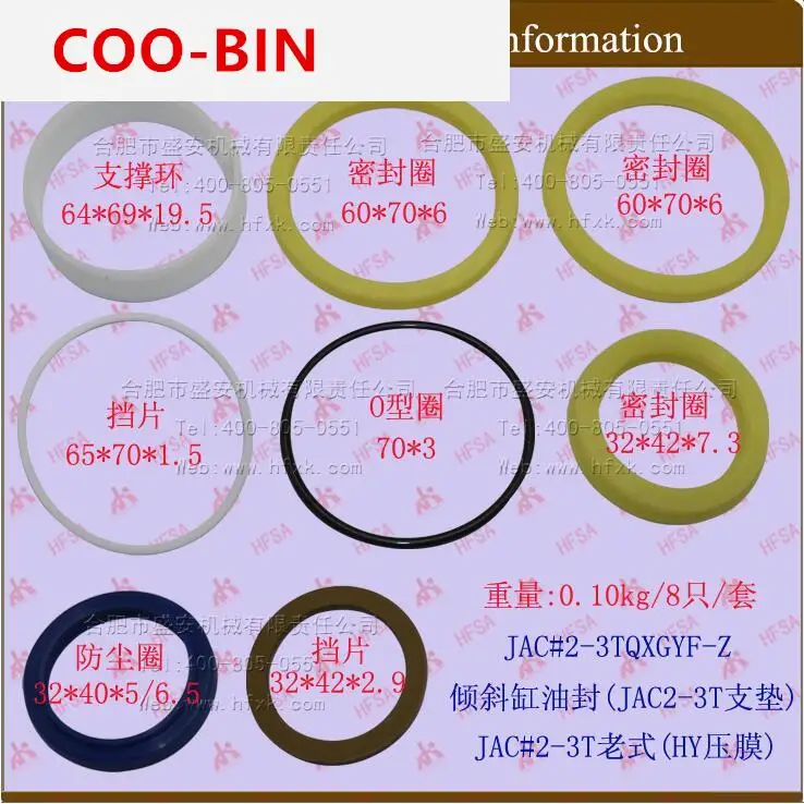 Для вилочного погрузчика JAC старомодная опорная подставка уплотнение цилиндра