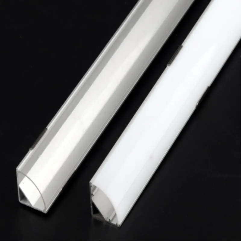 

led aluminium profile cover 10mm PCB board led corner channel 5050 strip led bar light housing 5-30pcs/lot ,40inch 1m