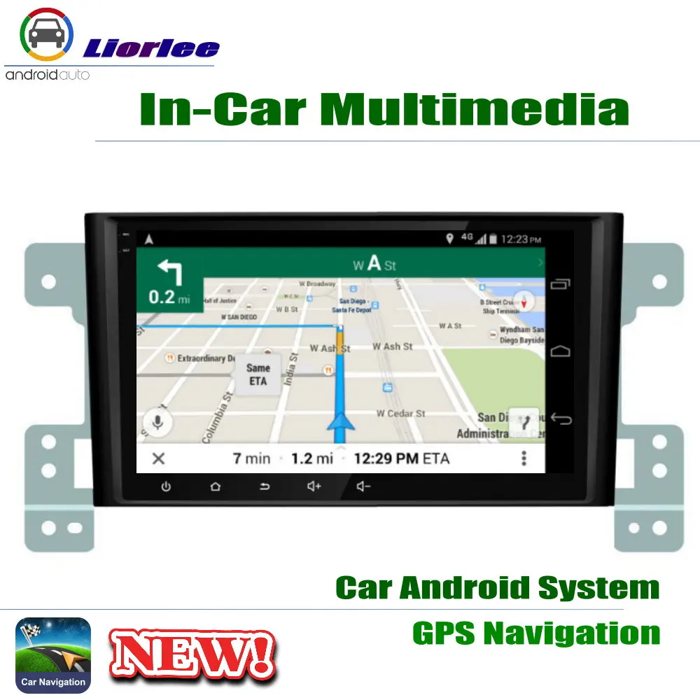 Автомобильный Android плеер 8 &quotIPS экран для Suzuki Grand Nomade / Vitara 2005 2017 автомобильный