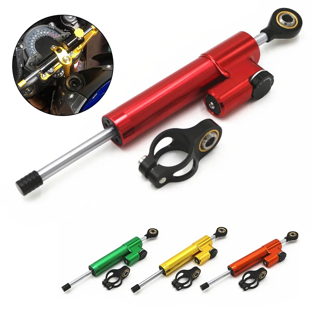 

T6061-T6 Aluminum Motorcycle Adjustable Damper Steering Stabilizer Safety Control For With All Hyperpro Steering Shock Absorbers