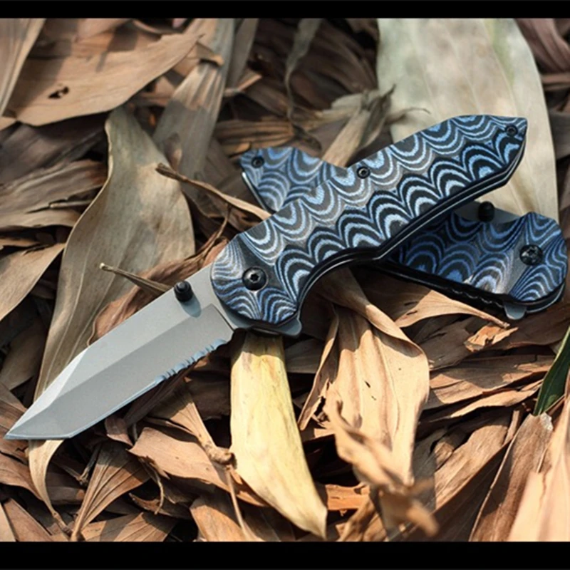 Складной нож из нержавеющей стали 57CR13MOV тактический Практичный Нож для