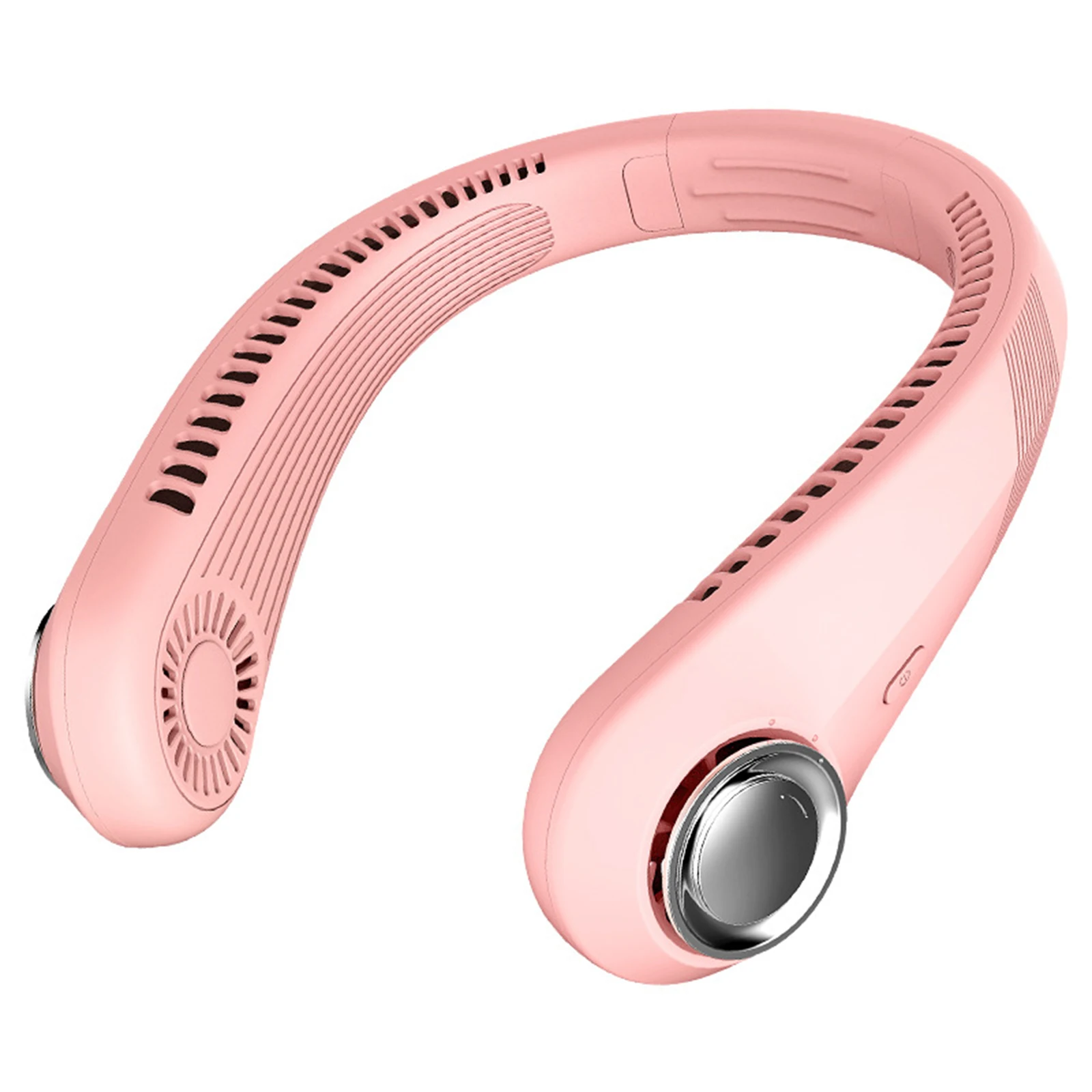 

Leafless Hanging Neck Fans Portable USB Rechargeable Battery Personal Fan Portable Around the Neck Fan Hanging Fans Rechargeable