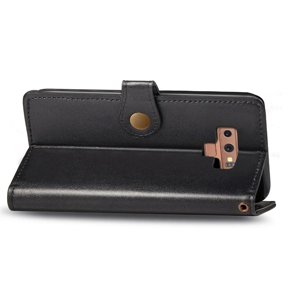 Business Flip Leather Wallet Cover Case For Samsung Galaxy A10 A20 A40 A50 A70 M10 S8 S9 S10e S10 Plus Note 8 9 10 Pro J2 Prime