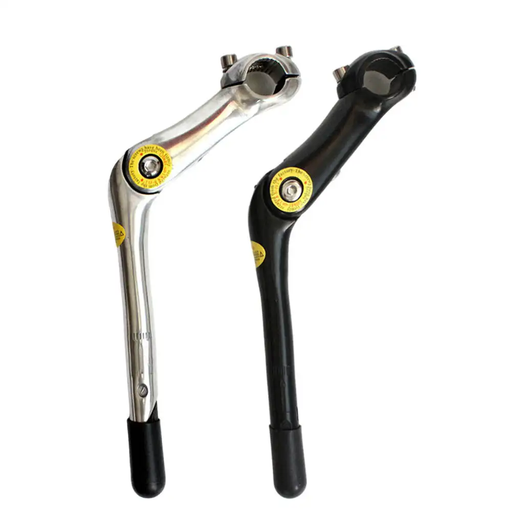 Bike Handlebar Riser Stem 25.4mm Adjustable Bicycle MTB Front Fork Head Tube Stem Bicycle Replacement 25.4mm/22.2mm 180mm