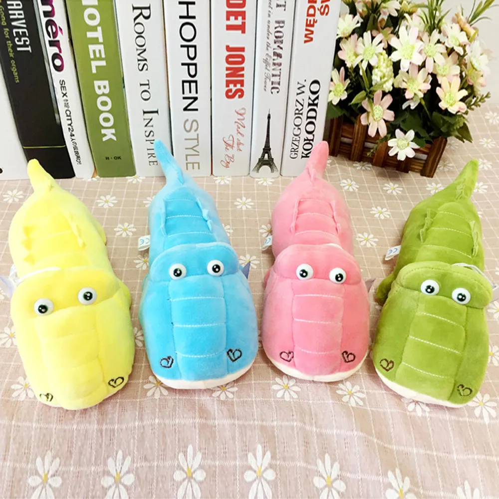 Мягкая игрушка в виде животного Подушка-Аллигатор кукла креативная имитация