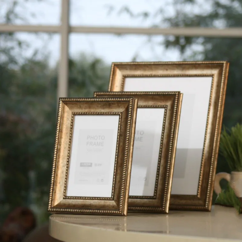 Старая европейская фоторамка в стиле ретро 6 дюймов 7 8 10 12 дюймов|Рамка| |