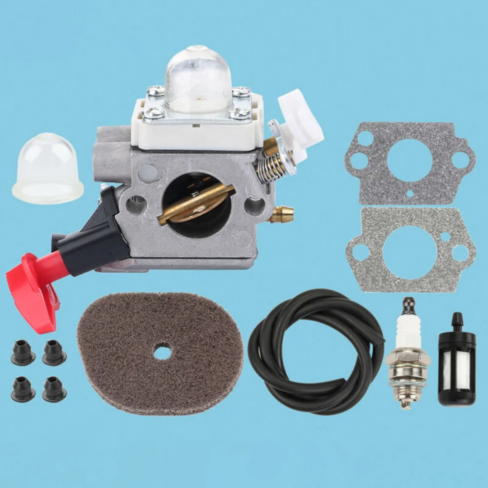 

Fuel line Carburetor Carb Gaskets Spark Plug Kit Replacement Air Filter