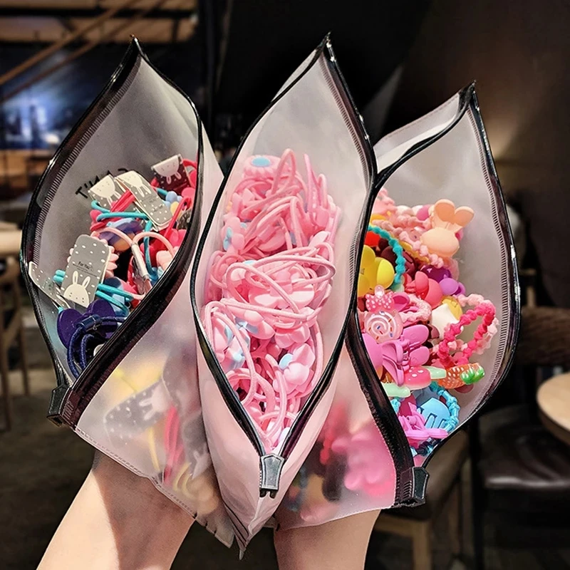 Набор цветных эластичных колец для волос модные детские резинки веревка