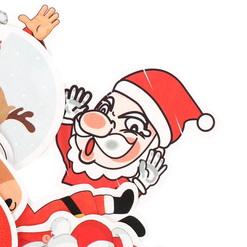 

50PCS Merry Christmas Sticker Santa Claus Snowman Decorative Stickers For box