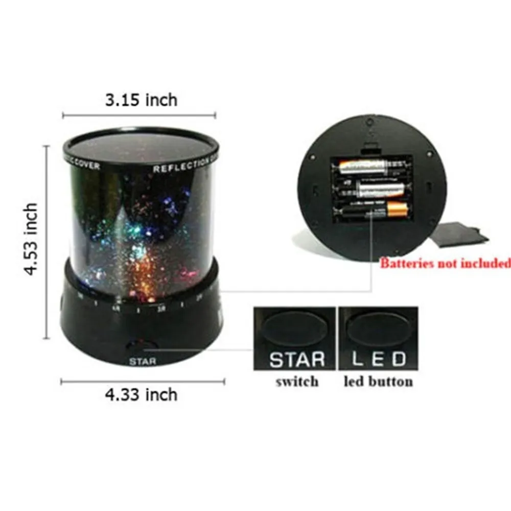 

# Sky Projector Star Moon Galaxy Night Light For Children Kid Bedroom Decor Projector Rotating Nursery Night Light Led Baby Lamp