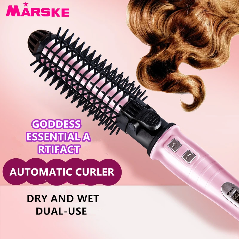 Автоматическая бигуди для волос не повреждает волосы ЖК дисплей большая волна