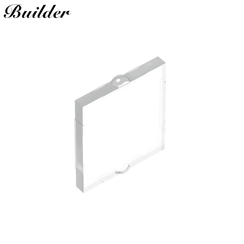 Конструктор Little Builder 60601, 10 шт., 1x2x2, стекло для окна, сборки «сделай сам», образовательные детали, игрушки для детей