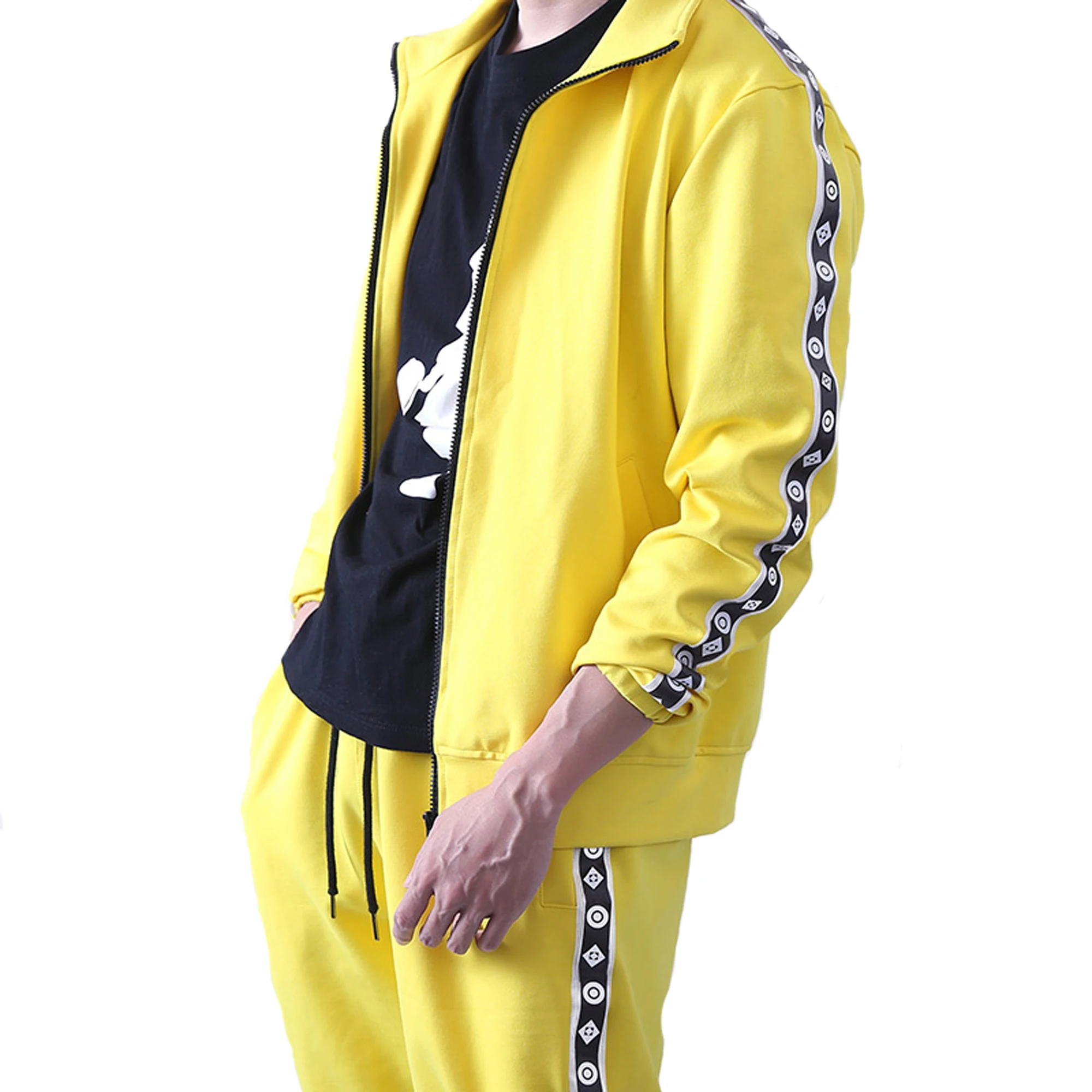 Костюм для косплея Playerunknown Battlegrounds PUBG Желтый спортивный костюм взрослых на