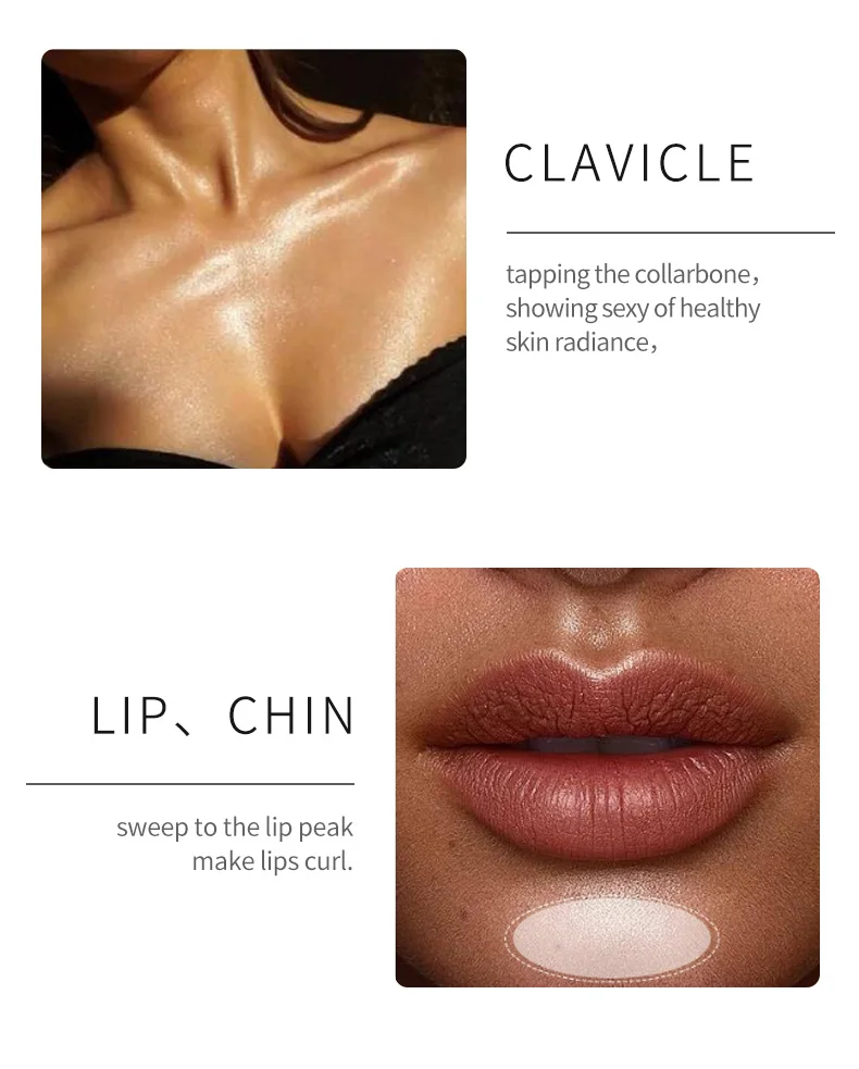 Хайлайтер осветитель контурный Праймер блеск для лица блестящий Сияющий порошок