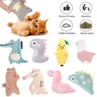 Игрушка для кошек, мини-кошка, игрушки С Кошачьей Мятой, забавные игрушки для кошек, зубы, игрушки для домашних животных, котята, жевательная игрушка, когти для захвата большого пальца, товары для домашних животных