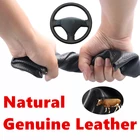 Прошитая вручную оплетка рулевого колеса из натуральной телячьей кожи для Lexus RX330 RX400h RX400 2004-2007 Toyota Corolla Verso Camry