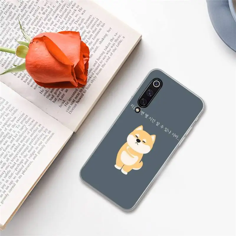 

Japanese cartoon corgi Phone Case For xiaomi Redmi 5 5A plus 7A 8 note 2 3 4 5 5A 6 7 GO K20 A2 shell Funda