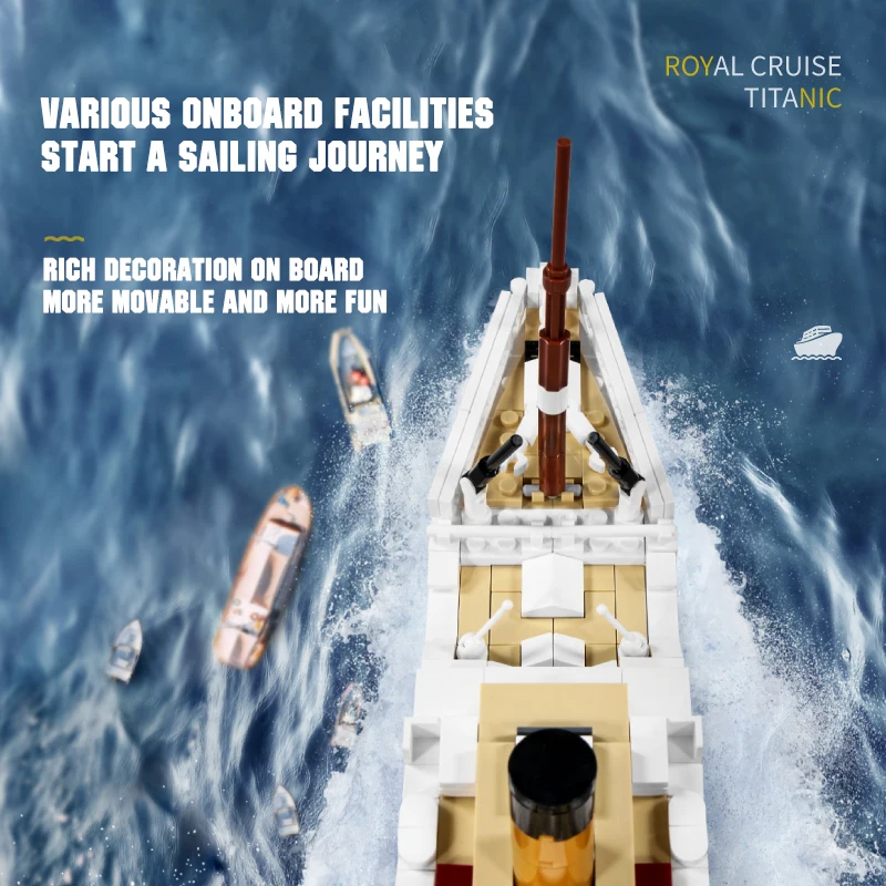 SY BLOCK 1333 шт. строительные блоки для круизного лайнера | Игрушки и хобби