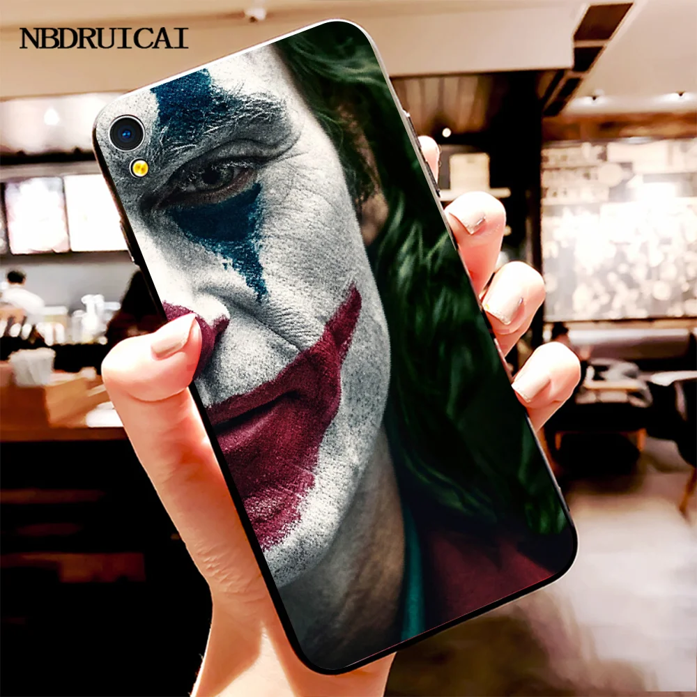 

NBDRUICAI 2019 Joker Joaquin Phoenix movie Newly Arrived Black Phone Case For Vivo Y91c Y17 Y51 Y67 Y55 Y93 Y81S Y19 Y7S Case