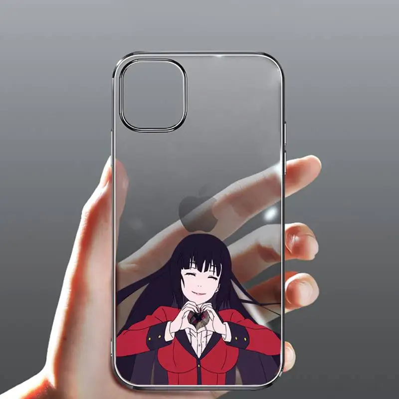 

Kakegurui Jabami Yumeko Phone Case Transparent for Clear iPhone case 11 12 mini pro XS MAX 8 7 6 6S Plus X 5S SE 2020 XR