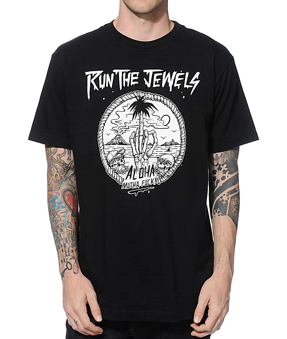 Женские топы Run The Jewels xt011 модные футболки женские Графические |