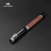 luxury classic jinhao metal wood fountain pen 0 5mm fine nib calligraphy pens writing stationery office school supplies