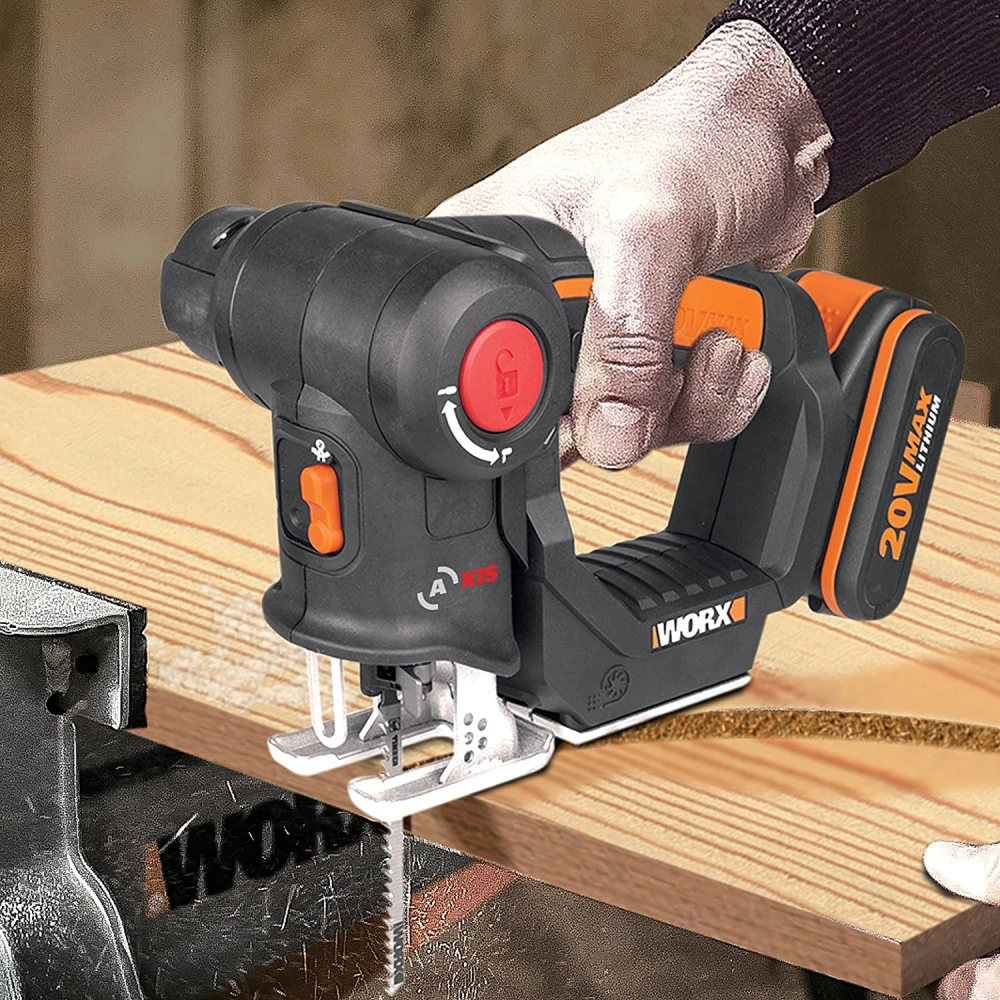 Worx 20V электрическая пила WX550 беспроводные с возвратно поступательным движением