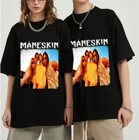 maneskin italian band fashion prints baseball t shirts summer short sleeve casual streetwear clothes